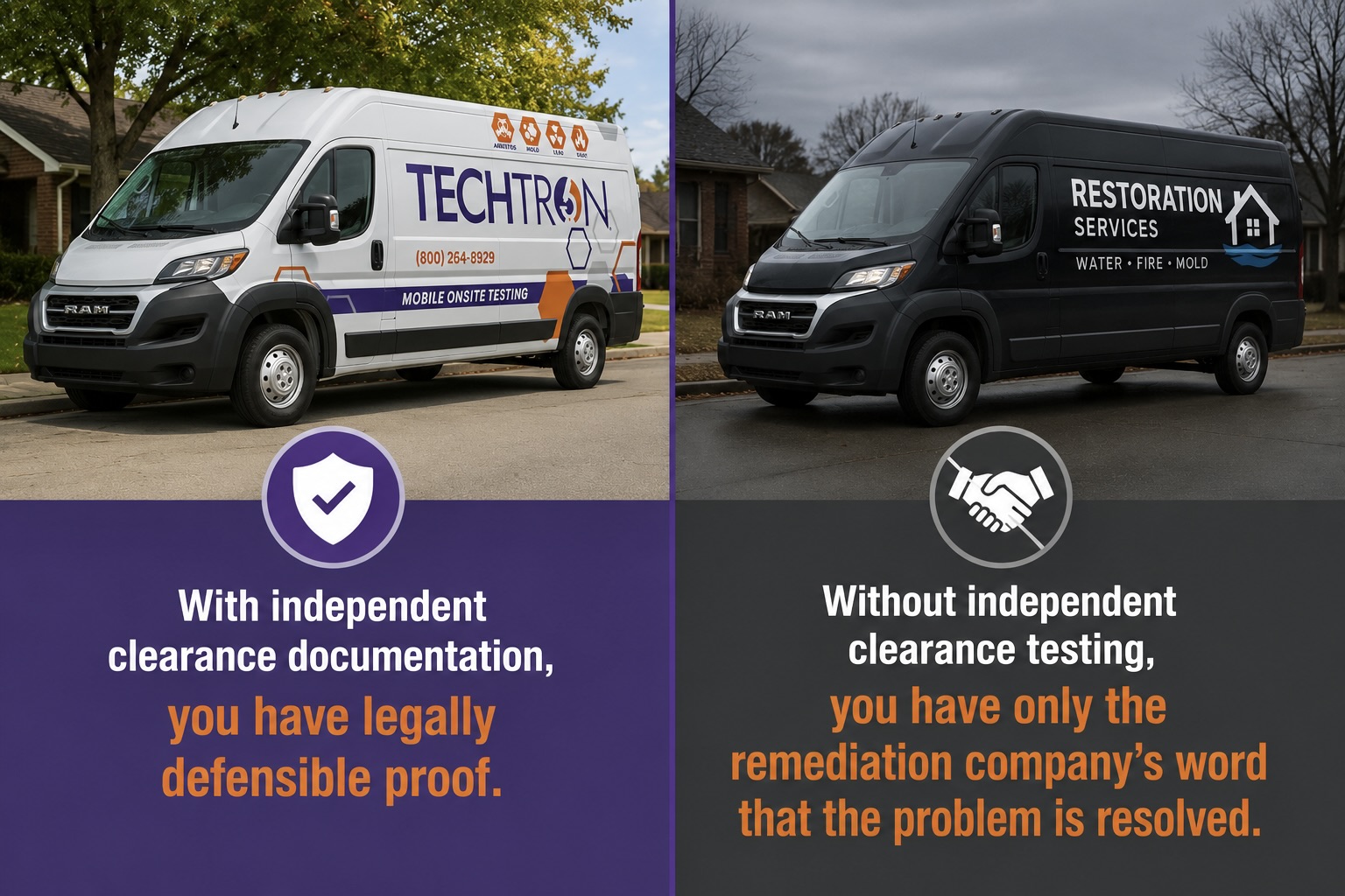 Mold Testing vs. Mold Remediation: Why You Should Never Use the Same Company for Both