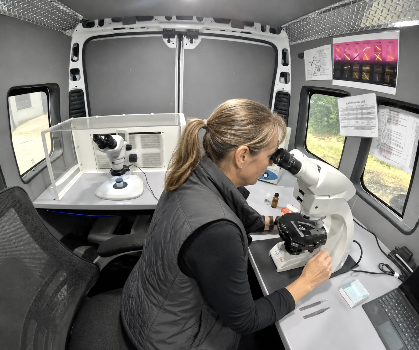 Mobile Lab Services process