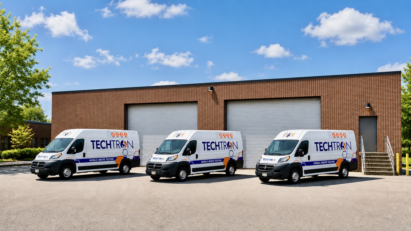 Techtron Mobile Lab at a jobsite